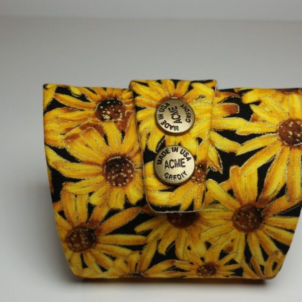 Yellow Floral Wrist Wallet