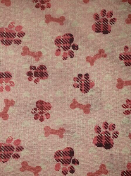 Pink Puppy Prints Wrist Wallet