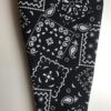 Black w/ White Paisley Wrist Wallet