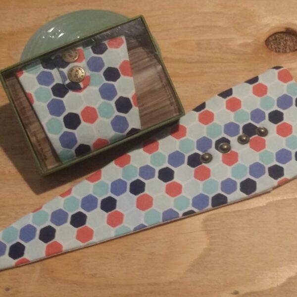 Tropical Honeycomb Wrist Wallet