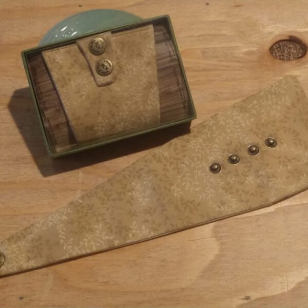 Tan Vines Wrist Wallet