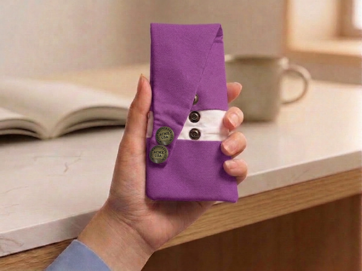 Dark Orchid Wrist Wallet AMB122