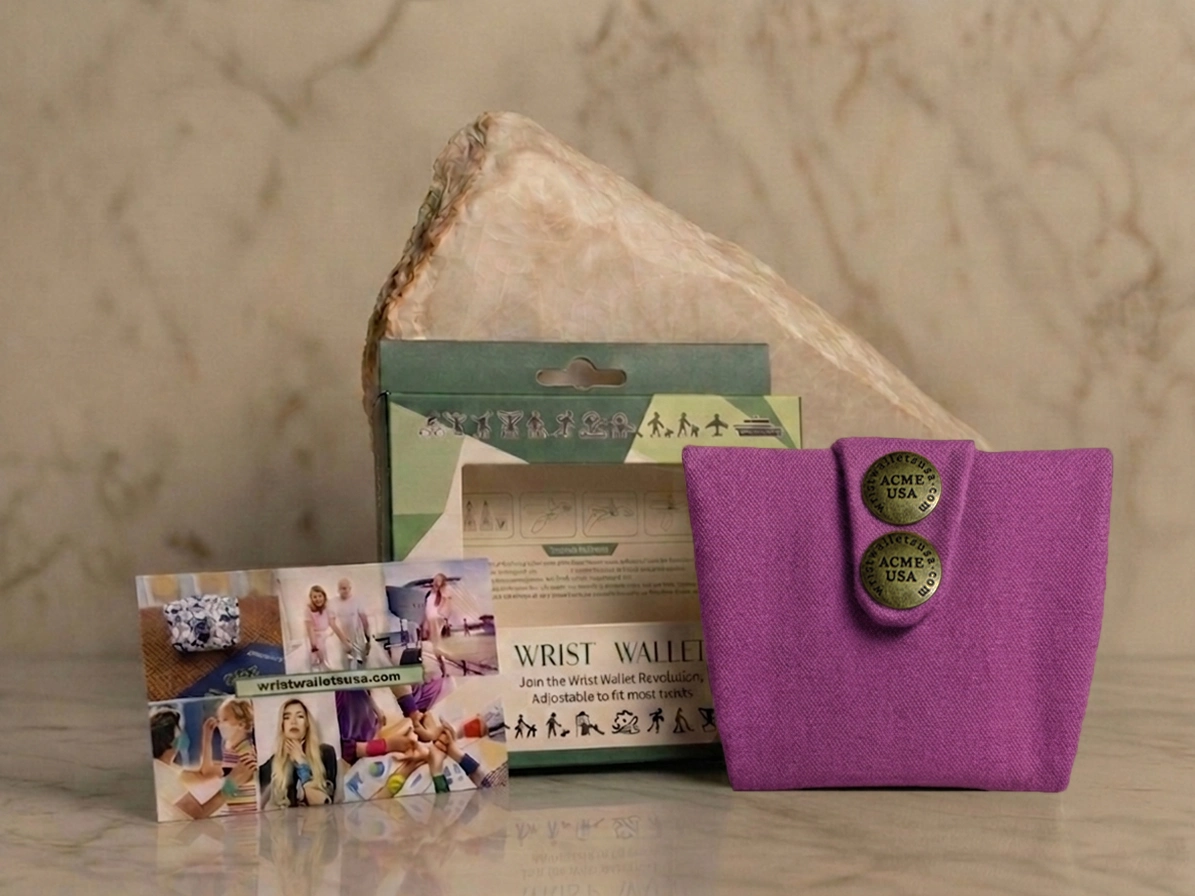 Dark Orchid Wrist Wallet AMB122