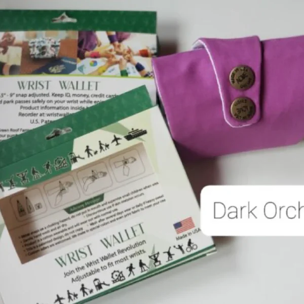Dark Orchid Wrist Wallet AMB122