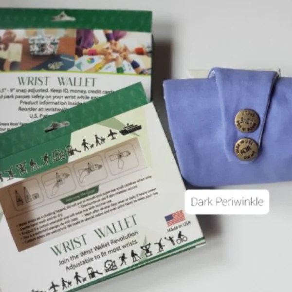 Dark Periwinkle Wrist Wallet AMB86