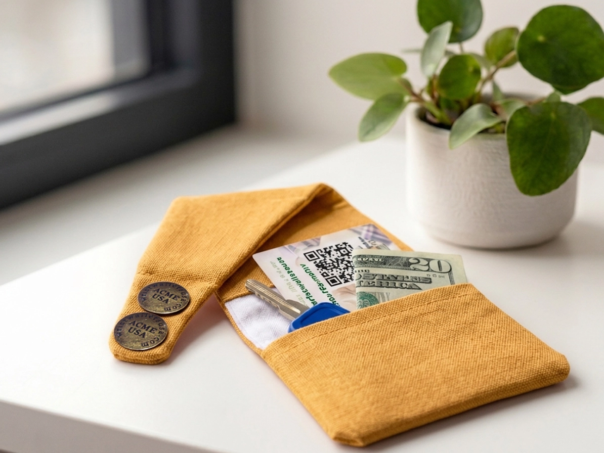 Gold Wrist Wallet AMB68