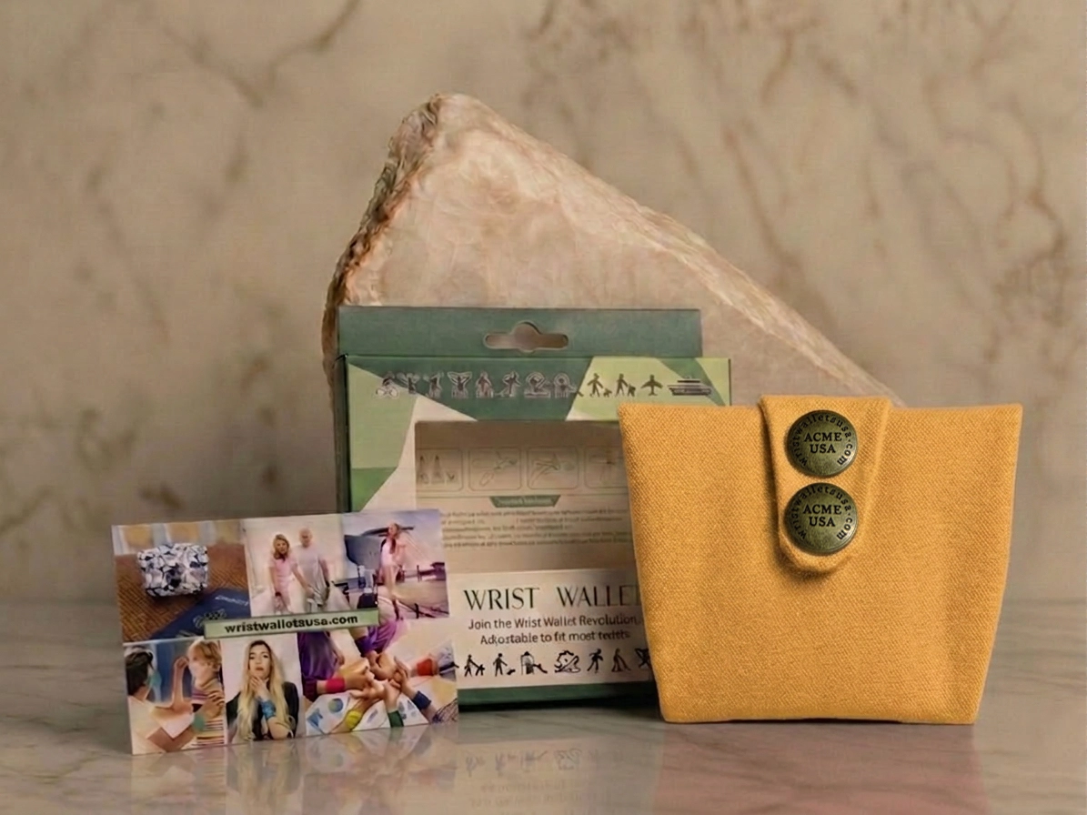 Gold Wrist Wallet AMB68