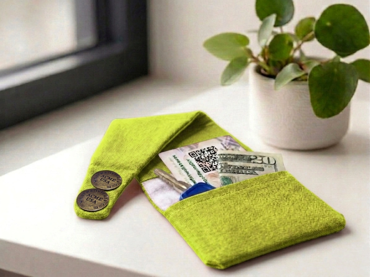 Green Apple Wrist Wallet AMB127