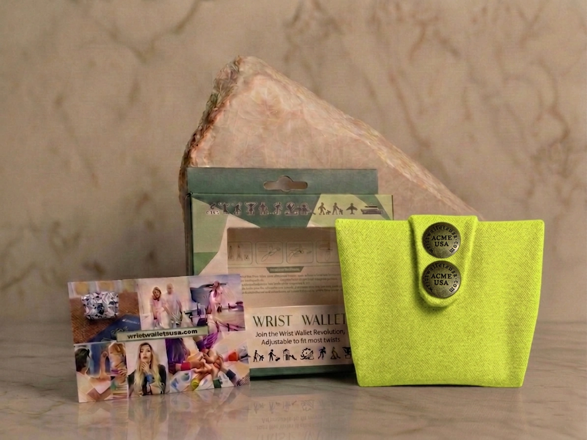 Green Apple Wrist Wallet AMB127
