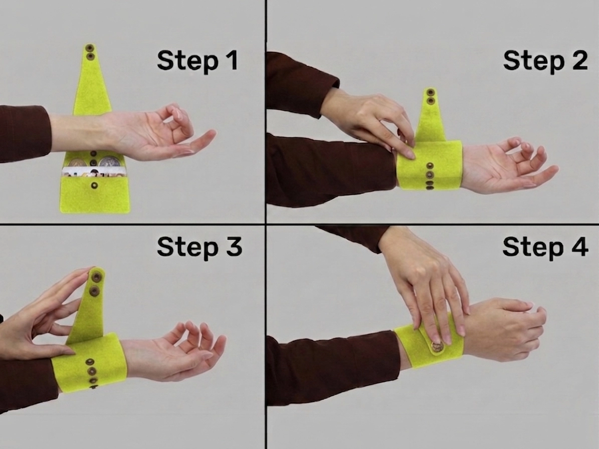 Green Apple Wrist Wallet AMB127