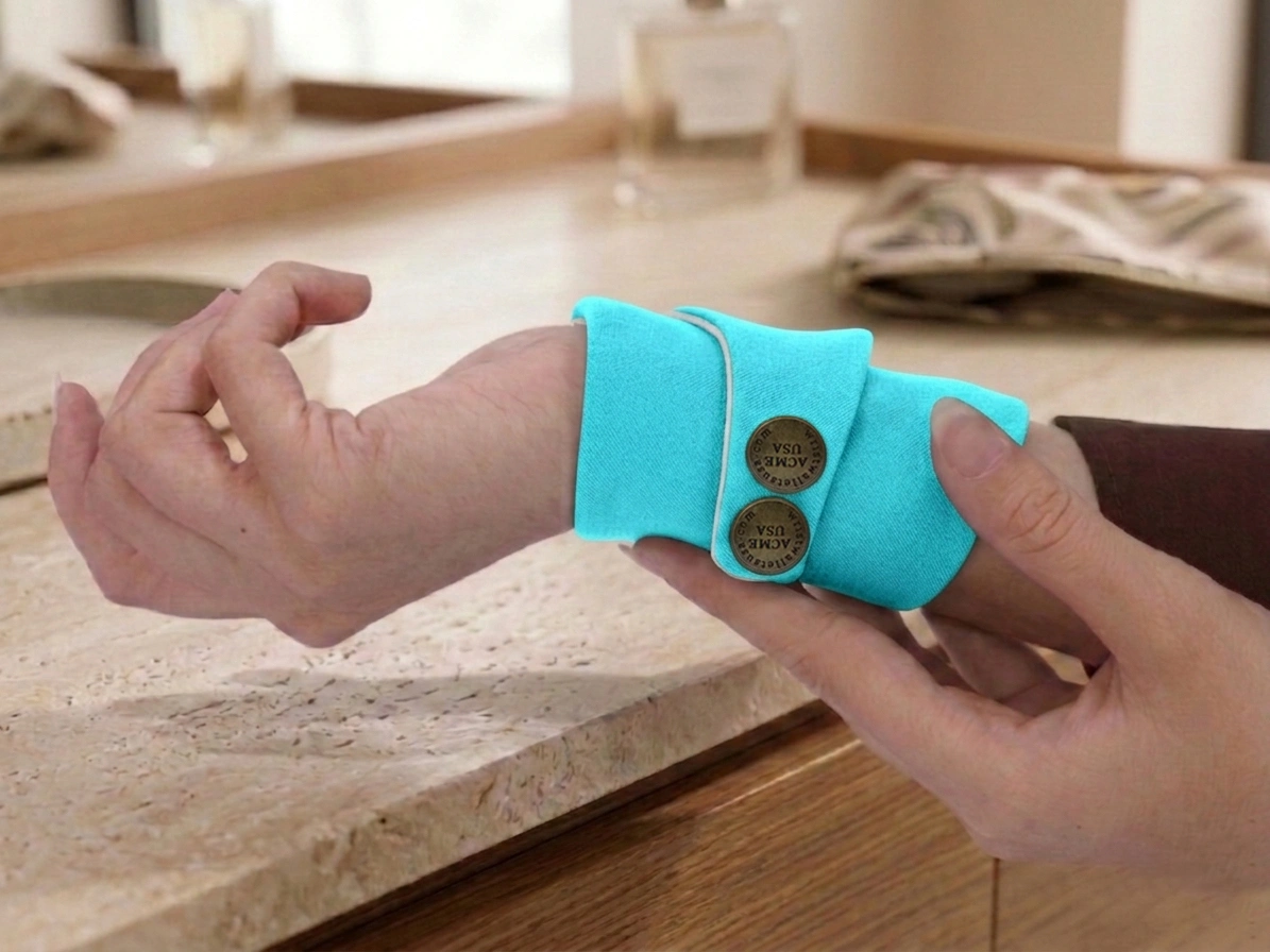 Light Aqua Wrist Wallet AMB32