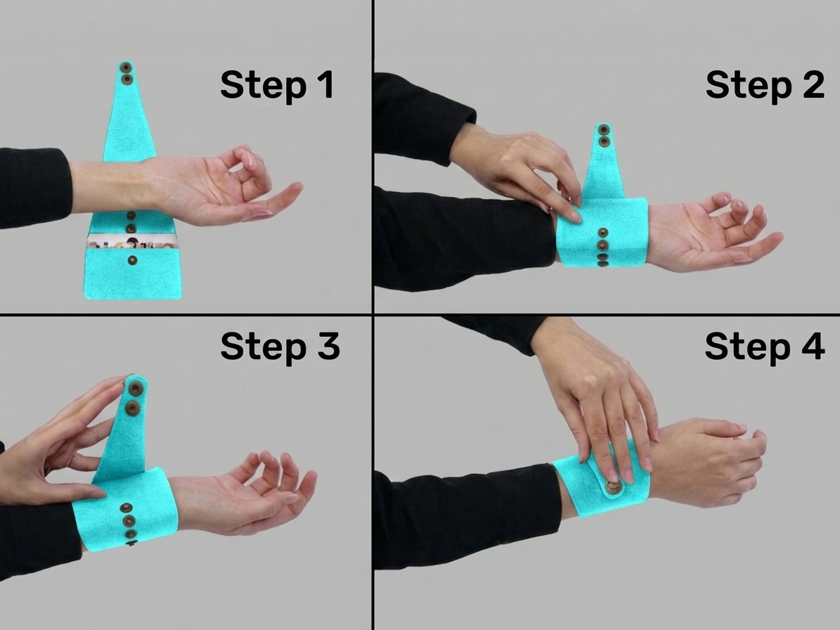 Light Aqua Wrist Wallet AMB32
