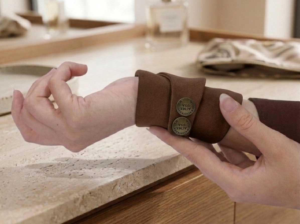 Light Brown Wrist Wallet AMB14