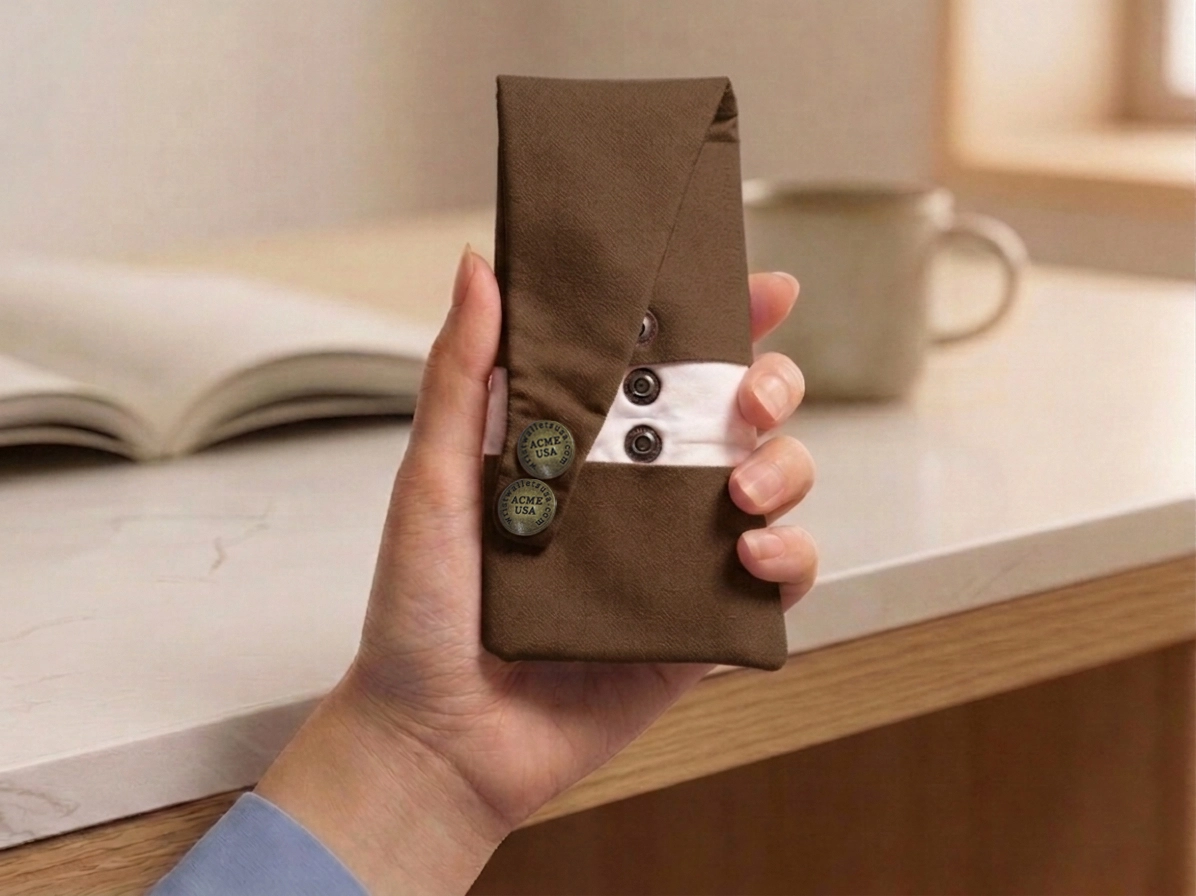 Light Brown Wrist Wallet AMB14