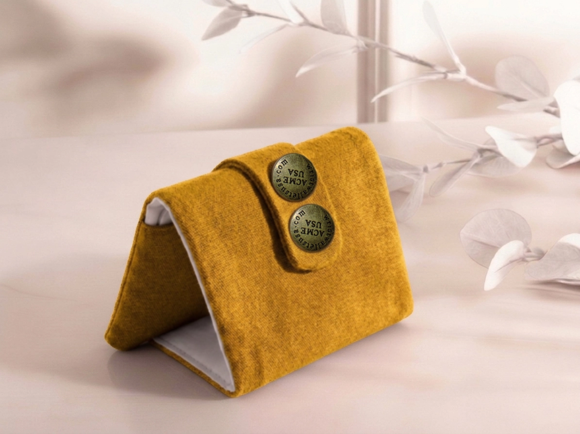 Light Gold Wrist Wallet AMB67 - 1 Light Gold Wrist Wallet AMB67