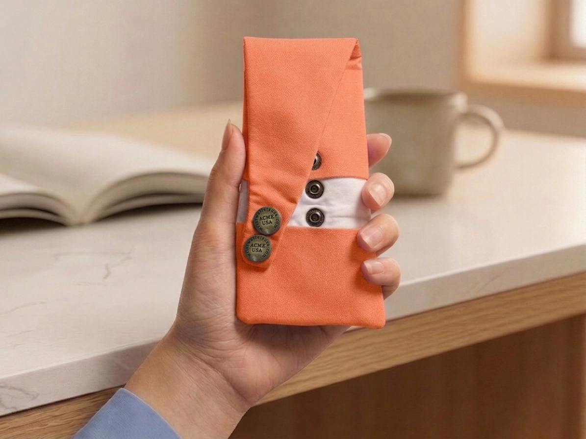 Light Orange Wrist Wallet AMB35