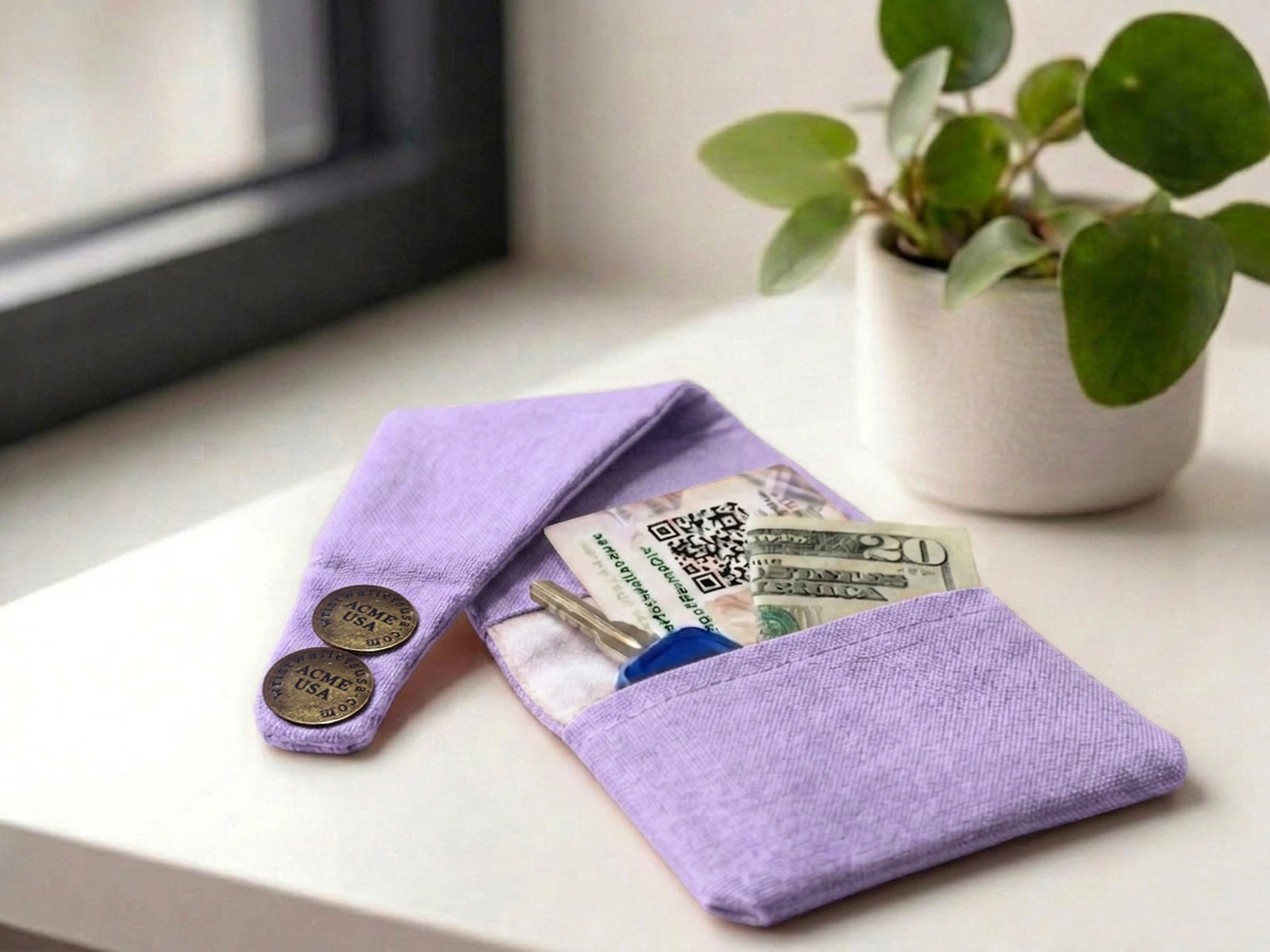 Light Purple Wrist Wallet AMB26