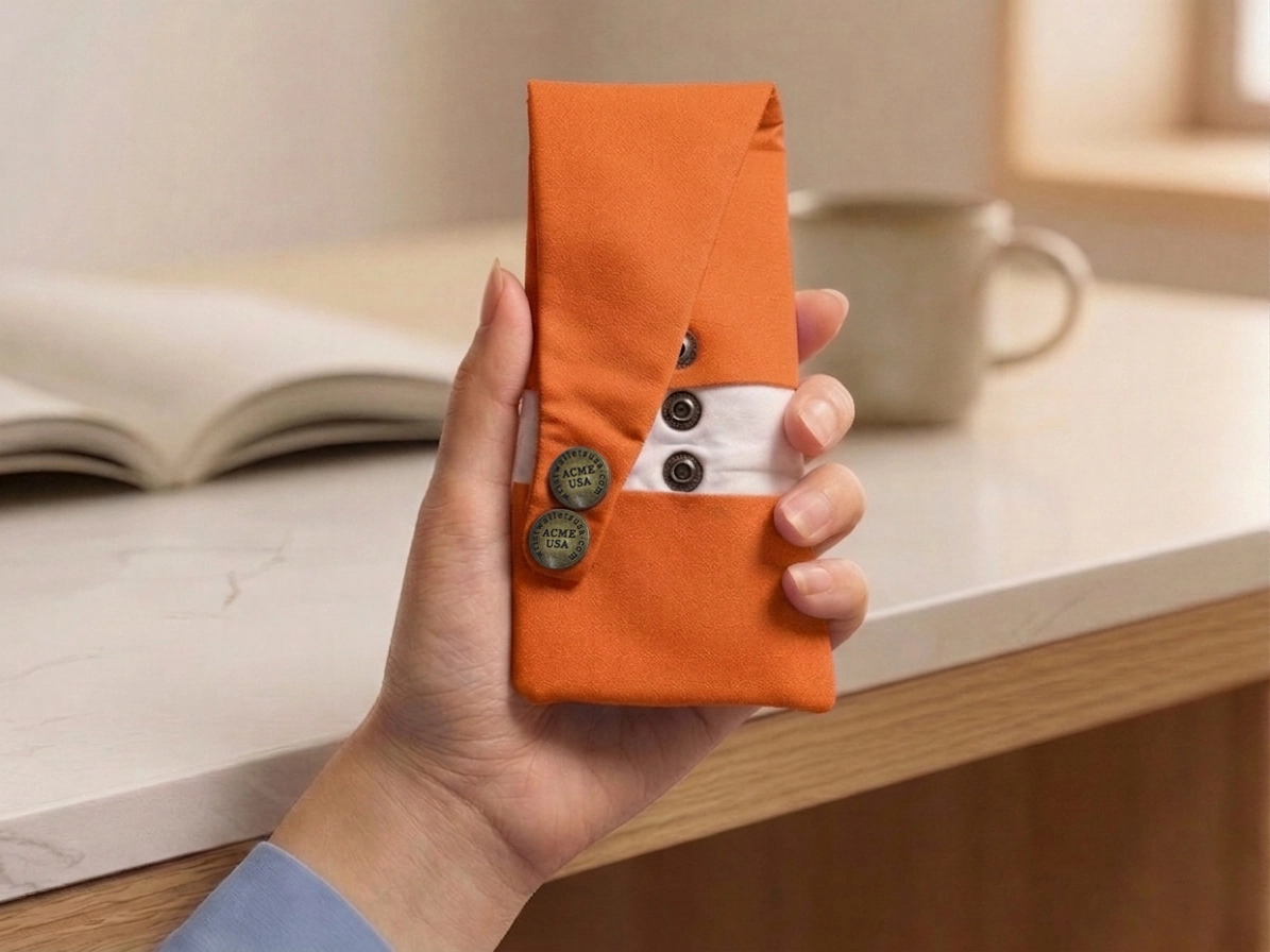 Orange Wrist Wallet AMB36