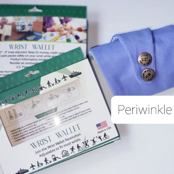 Periwinkle Wrist Wallet AMB85