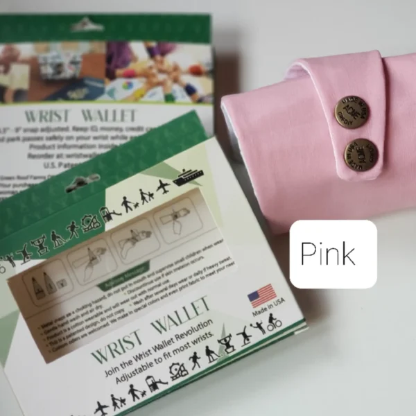 Pink Wrist Wallet AMB42