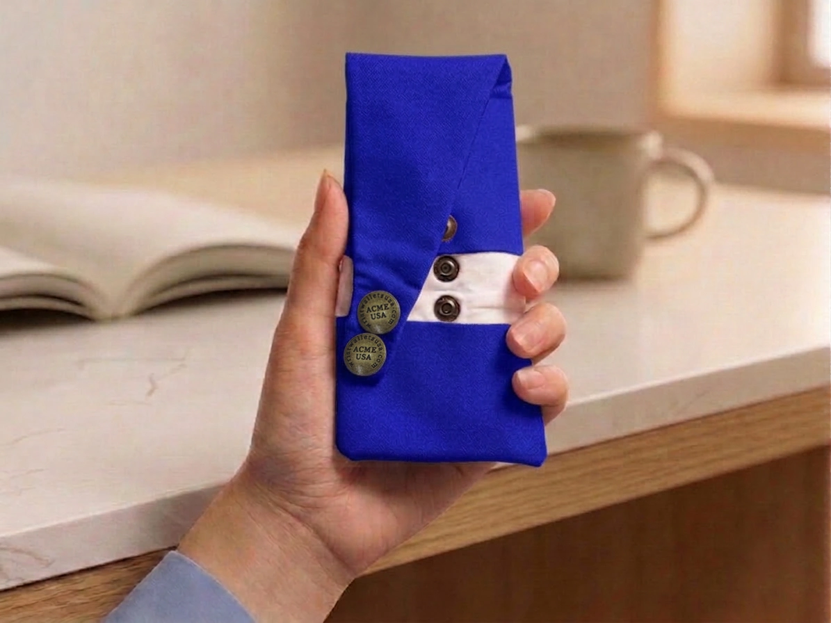 Royal Blue Wrist Wallet AMB31