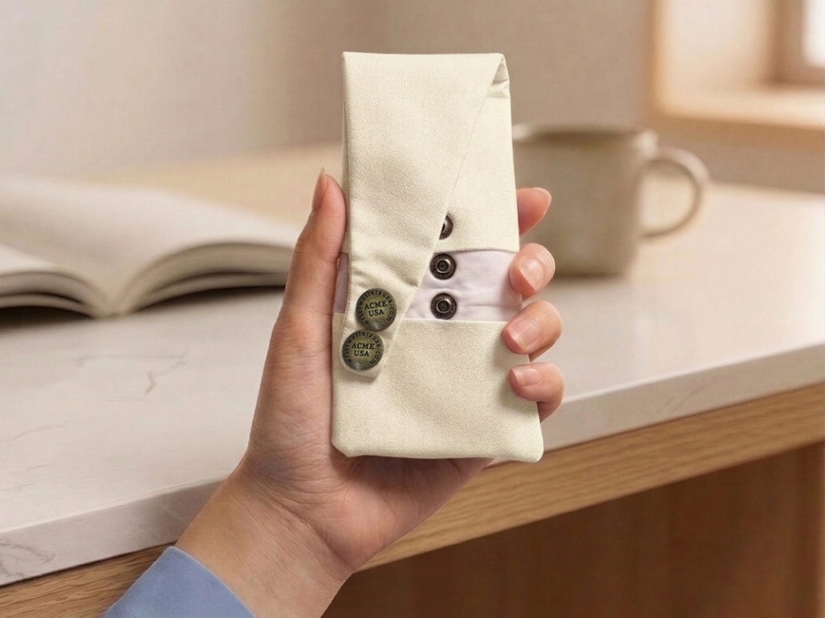 Cream Wrist Wallet AMB57