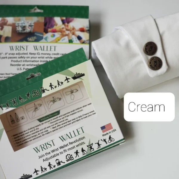 Cream Wrist Wallet AMB57