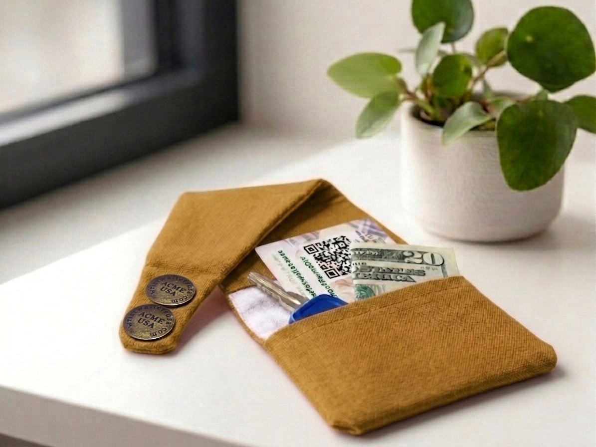 Dark Gold Wrist Wallet AMB69