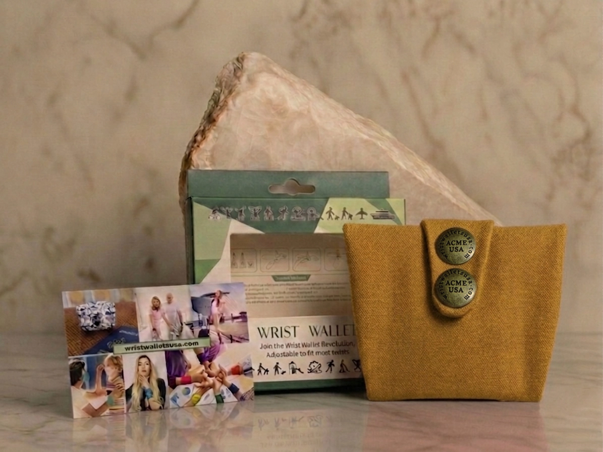 Dark Gold Wrist Wallet AMB69