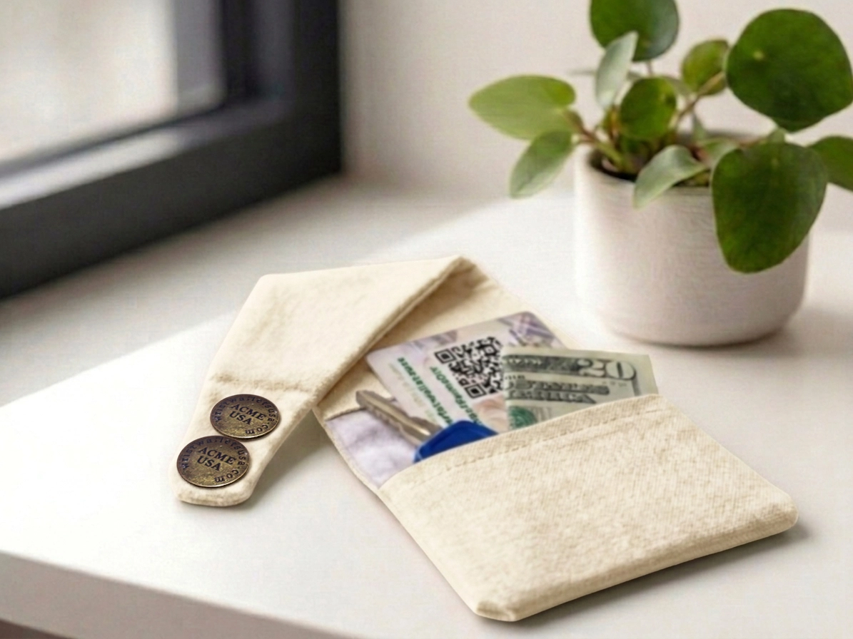 Lite Cream Wrist Wallet AMB2