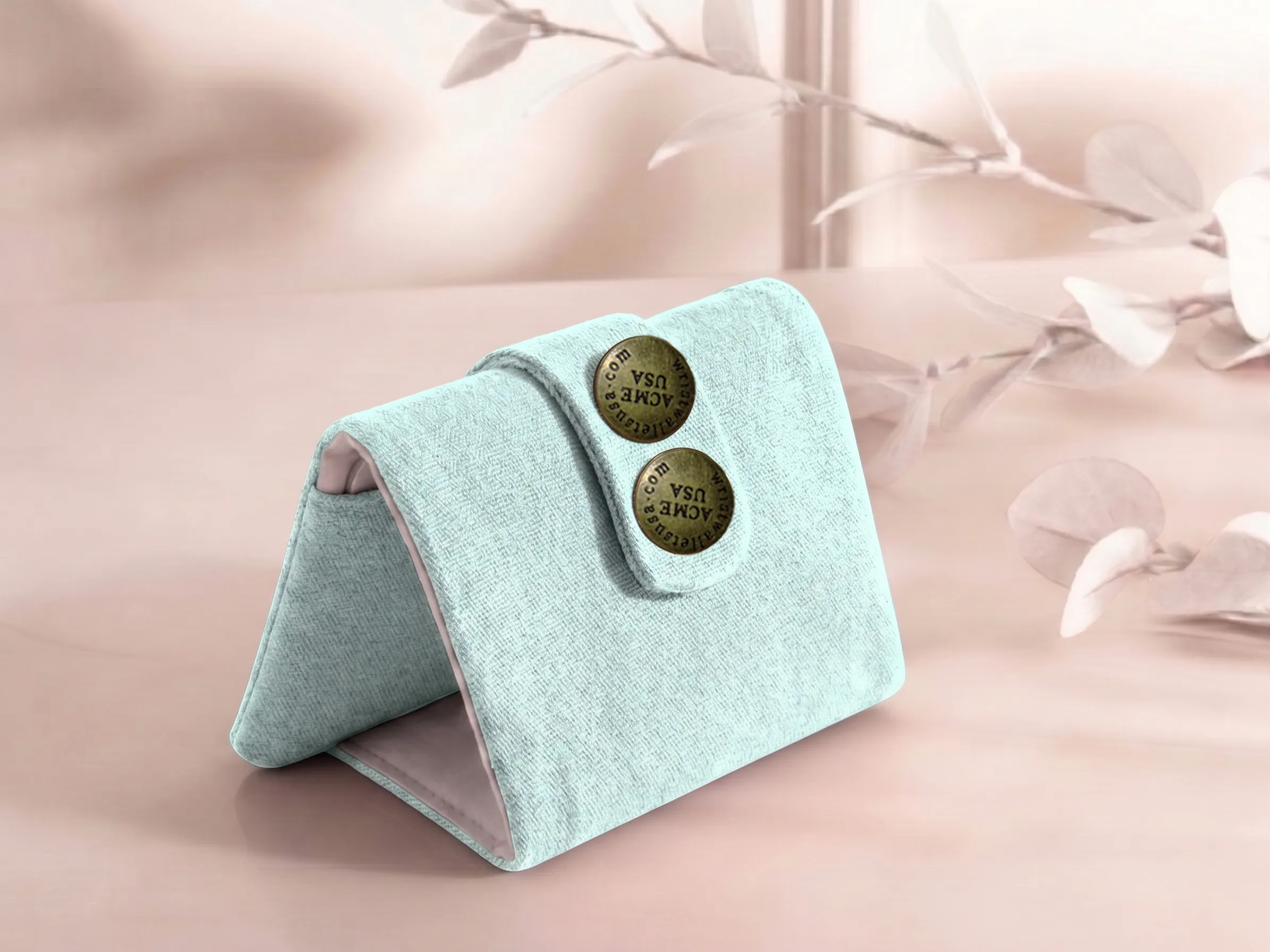 Lite Turquoise Wrist Wallet AMB100 - 1 Lite Turquoise Wrist Wallet AMB100