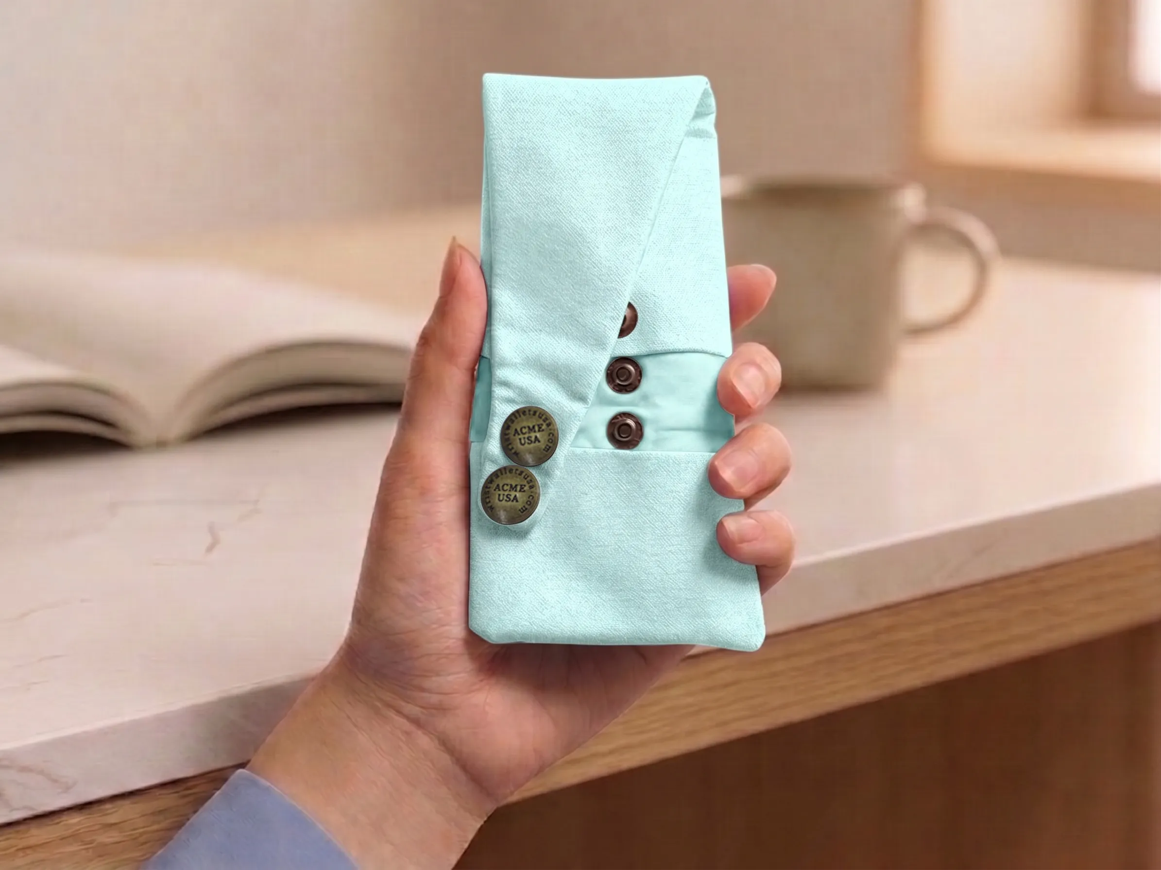 Lite Turquoise Wrist Wallet AMB100