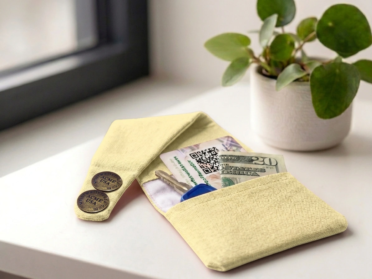 Yellow Wrist Wallet AMB9