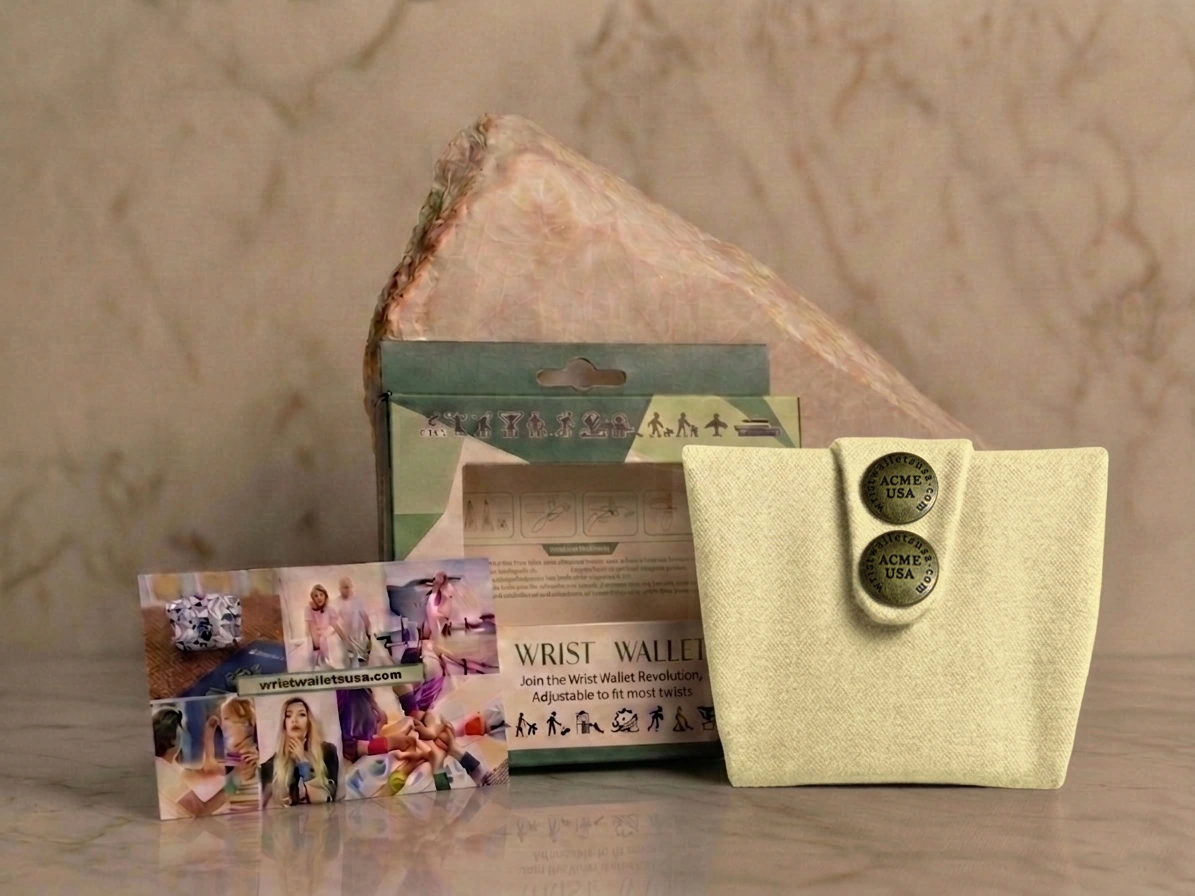 Yellow Wrist Wallet AMB9