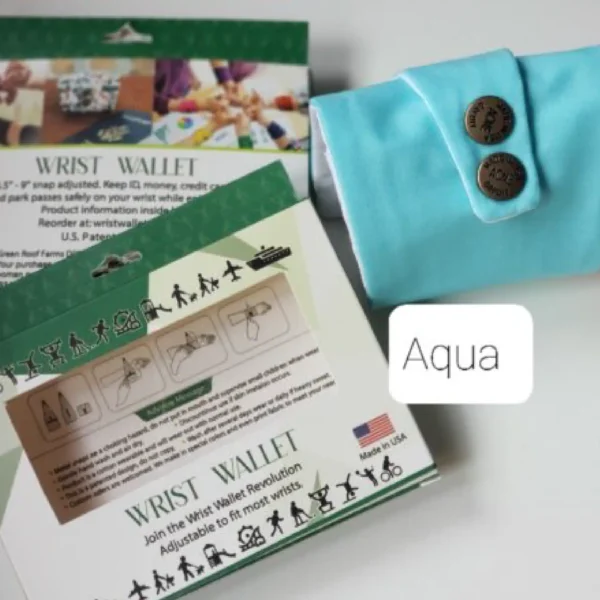 Aqua Wrist Wallet AMB33
