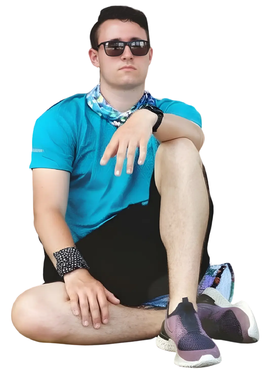 Polka dot wrist wallet