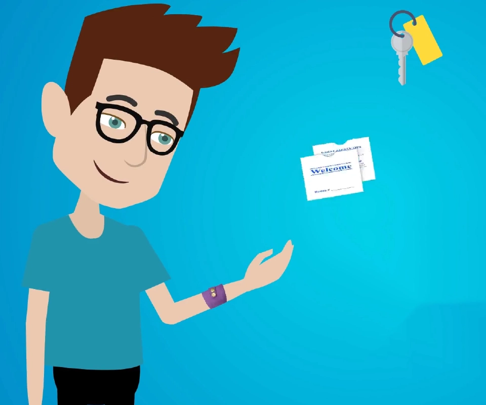 Cartoon character wrist wallet