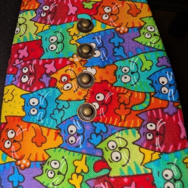 Rainbow funny cats Wrist Wallet
